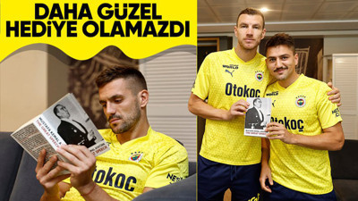 Fenerbahçe'nin yıldızı Cengiz Ünder'den yabancı takım arkadaşlarına jest! Nutuk hediye etti...
