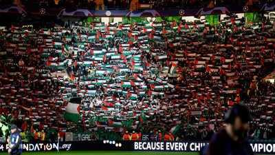 İskoç takımı Celtic'ten skandal karar: Filistin bayrağı açan taraftarların kombineleri iptal edildi