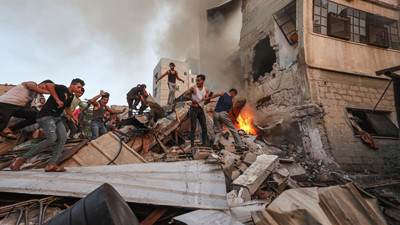 İşgalci İsrail Gazze'de yine sivil yerleşim alanlarını bombaladı! Saatte 6 çocuk hayatını kaybediyor