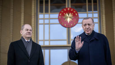 Cumhurbaşkanı Erdoğan Berlin'de Gazze için Olaf Scholz ile görüşecek!