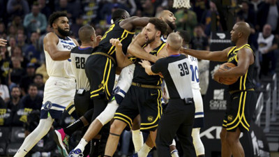 Olaylı maçta Minnesota Golden State'i devirdi
