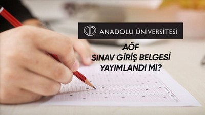 AÖF sınav giriş belgesi yayınlandı mı? Açık Öğretim güz dönemi sınav giriş yerleri belli oldu mu? 2023-2024 AÖF sınav takvimi