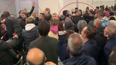 Diyarbakır'da umreden dönen kafilenin yakınları izinsiz bölgeye geçti, arbede çıktı