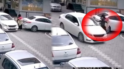 Esenyurt'ta bir sürücü sokak ortasında kadını eliyle taciz etti, o anlar kameraya yansıdı!