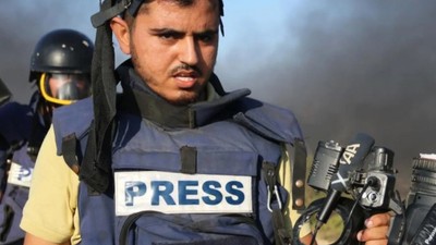 Gazze'de görevli AA kameramanı Muntasır es-Savvaf hava saldırısında hayatını kaybetti