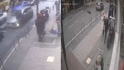 Nişantaşı'nda kendisine borçlu olan kişiyi görünce arabasına atladı! 30 metre gittiler...