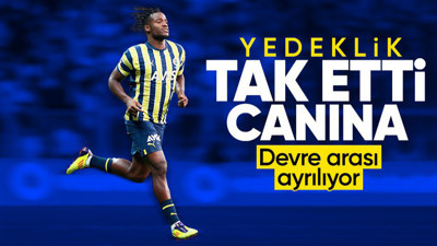 Fenerbahçe'nin yıldızı Michy Batshuayi devre arası ayrılıyor! 2 kulüp talip oldu