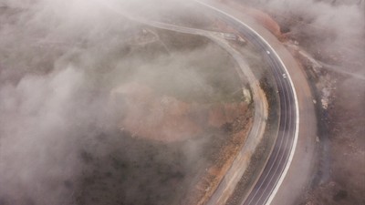 Eskişehir'de etkili olan sis görüş mesafesini azalttı