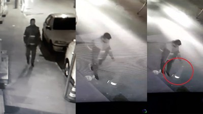 Bursa'da yolda duran dubayı çalıp götürdü!