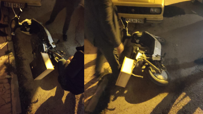 Çorum'da yakalanacaklarını anlayan motosiklet hırsızları kaçtı!