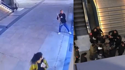 Küçükçekmece'de güzellik merkezine saldıran şahıs meydan dayağı yedi