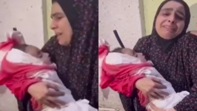 Filistinli kadının, tüp bebekle dünyaya getirdiği oğluna vedası yürek yaktı: Affet beni oğlum, affet beni