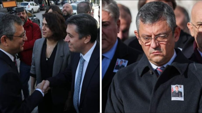 CHP Genel Başkanı Özgür Özel önce şehit cenazesine gitti sonra HDP Genel Merkezi'ni ziyaret etti