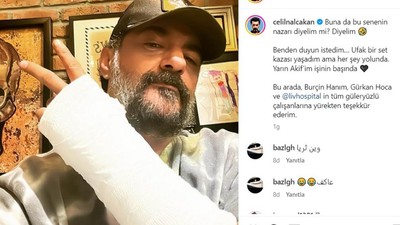 Kardeşlerim dizisinin ünlü oyuncusu Celil Nalçakan kaza yaptığını duyurdu