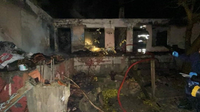 Kırklareli Babaeski'de ev yangını sonucu 1 kişi hayatını kaybetti