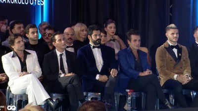 Burak Özçivit, Icardi, Selahattin Paşalı, Teoman... GQ ödül törenine damga vuran kareye yorum yağdı