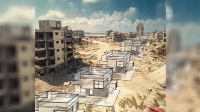 İsrailli inşaat şirketinden Gazze'de skandal villa reklamı: Çalışanlarımız işe koyuldu, yıkıntıları temizleyip işgalcileri çıkartıyoruz