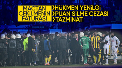 Maçtan çekilen İstanbulspor ne ceza alacak? İşte TFF'nin talimatları...