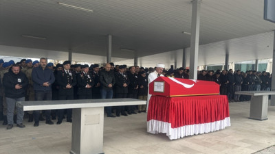 İzne geldiği Malatya'da hayatını kaybeden Jandarma Astsubay Kıdemli Çavuş Muhammed Furkan Deniz toprağa verildi