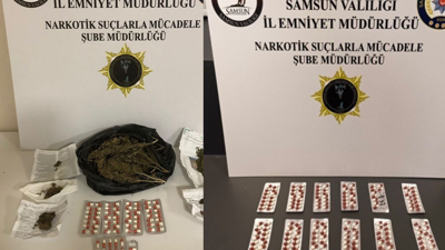 Samsun'da narkotik uygulaması sonucu 22 kişi gözaltına alındı
