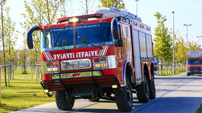 Başkentte 'doğalgaz' yangını