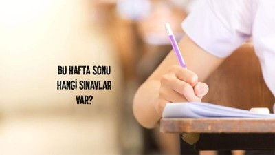 Hafta sonu sınav var mı, hangi sınavlar var? 23 Aralık Cumartesi - 24 Aralık Pazar ÖSYM, MEB, AÖL, AÖF sınav takvimi