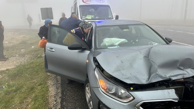 Mardin'e zincirleme trafik kazası sonucu 3 kişi yaralandı