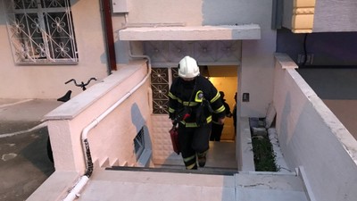 Bilecik'te bir binada çıkan yangın paniğe sebep oldu