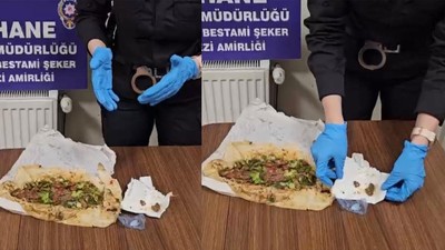 Bu kadarına da pes! Gözaltındaki sevgilisine dürümün içinde uyuşturucu getirdi