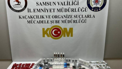 Samsun'da emniyet ekiplerinin çalışması sonucu gümrük kaçağı tütün mamülleri ele geçirildi