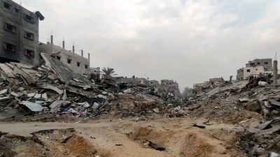 İsrail ordusu geri çekildi yıkım ortaya çıktı