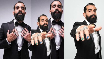 Gökhan Türkmen'in ojeli tırnakları sosyal medyanın diline düştü