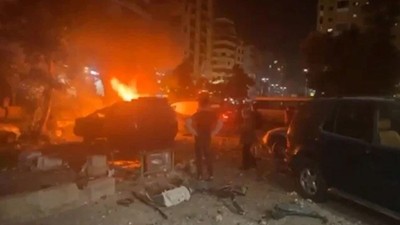 İsrail'den Lübnan'daki Hamas ofisine saldırı: 4 kişi hayatını kaybetti