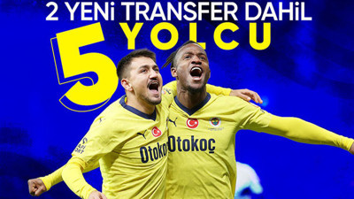 Fenerbahçe'de İsmail Kartal 5 ismi gönderiyor! 2'si sezon başında gelmişti..
