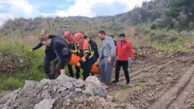 Aydın'da ayağı kırılan yaşlı adam için ekipler seferber oldu