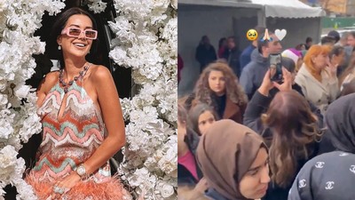 Dilan Polat'ın Kağıthane'deki kayyım atanan güzellik merkezi şubesinin açılışında izdiham! Bazıları destek için geldi