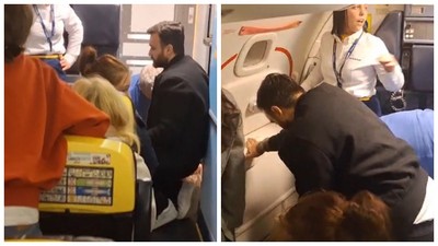 Dublin-Bodrum uçağındaki sarhoş kadın ortalığı birbirine kattı