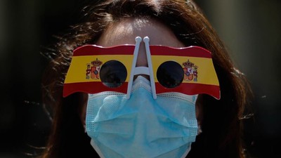 İspanya'da vakalar arttı! Hastanelerde maske takma zorunluluğu getirildi