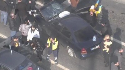 D-100'de zincirleme kaza: 10 yaralı