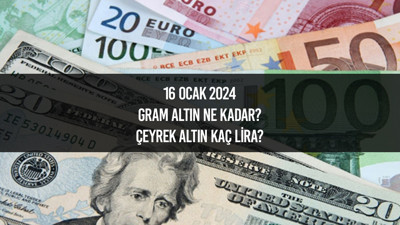 Bugün Dolar ne kadar, euro kaç lira oldu? Dolar/TL, euro/TL son durum nedir? 16 Ocak 2024 güncel döviz kuru