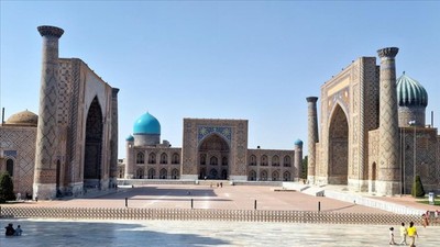 Özbekistan'a 2023 yılında 6,6 milyon yabancı turist geldi