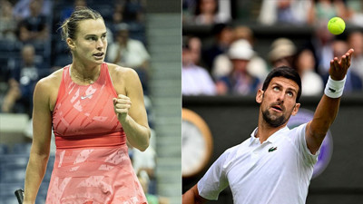 Son şampiyonlar Djokovic ve Sabalenka Avustralya'da turladı