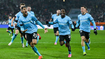 Bayer Leverkusen Leipzig'i son anda devirdi