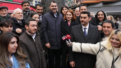 Cumhur İttifakı'nın İBB Başkan Adayı Murat Kurum Beşiktaş esnafını ziyaret etti! İstanbul için mega projelerimiz var