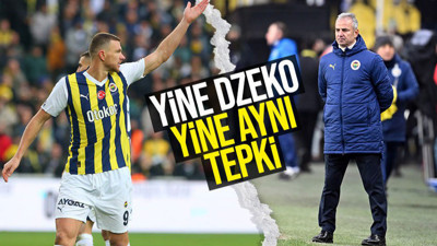 Fenerbahçe'nin yıldızı Dzeko'dan İsmail Kartal'a aynı tepki! Adana'dan sonra Samsun...