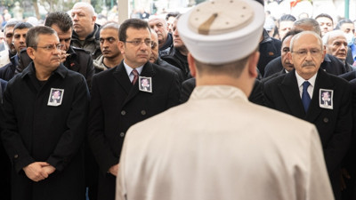 Eski CHP Genel Başkanının eşi Aysel Öymen'in cenazesi toprağa verildi