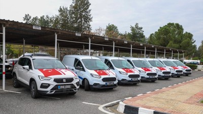 Türkiye'den KKTC polisine araç, ekipman ve malzeme desteği