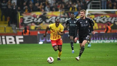 Beşiktaş Kayserispor'la deplasmanda berabere kaldı