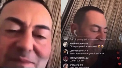 Zil zurna sarhoş olan Serdar Ortaç TikTok yayınında Tarkan'a küfür etti