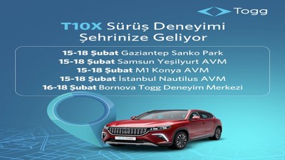 Togg T10X test günleri yeni şehirlerle sürüyor